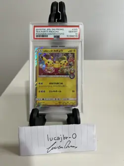 PSA 10 GEM MINT Tea Party Pikachu 325/SM-P Pokemon Center Kyoto PROMO Japanese - Image 1