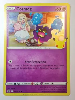 Cosmog 013 Celebrations Holo Pokemon card - Image 1