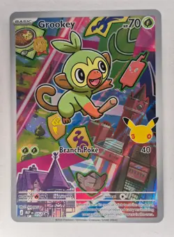 Grookey MEP 052 Promo Holo Pokemon Card NM - Image 1