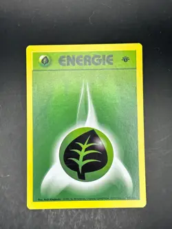 Grass Energy 99/102 Common Base Set 1st Edition Pokemon Lightly Played - Image 1
