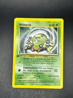Spinarak 75/111 Common Neo Genesis Pokemon 1st Edition Lightly Played DE - Image 1