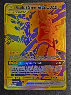 Pokemon TCG - Pikachu & Zekrom GX SM248 - Image 1