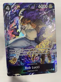 One Piece EB04-048 Rob Lucci Alt Art Adventure On Kami's Island Eng EB04-048 - Image 1