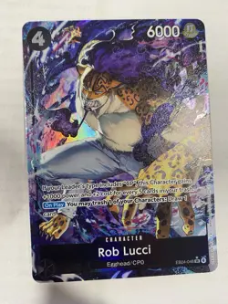 One Piece EB04-048 Rob Lucci Alt Art Adventure On Kami's Island Eng EB04-048 - Image 3