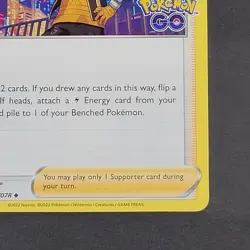 Pokemon TCG - 1x Trainer Spark 70/78 - Pokemon Go - LP/NM - Supporter - 2022 - Image 3
