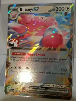 Play! Pokemon Prize Pack Series 7 Blissey ex 134/167 - Image 1