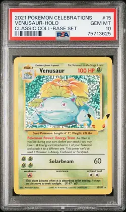 Pokemon PSA 10 Charizard Blastoise Venusaur Celebrations Gran Festa SWSH 25th - Image 4