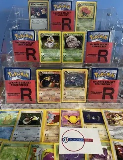 Lotto POKEMON VINTAGE PACK TEAM ROCKET (1stEd holo/rare/charizard/WofTc) - Image 2