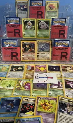 Lotto POKEMON VINTAGE PACK TEAM ROCKET (1stEd holo/rare/charizard/WofTc) - Image 3