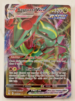 Rayquaza VMAX 111/203 SWSH07: Evolving Skies Holo Awesome OG Pokemon Games - Image 1
