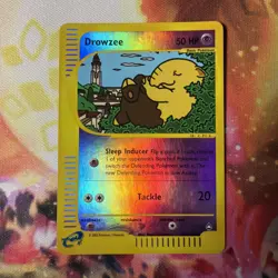 Drowzee (74b) 074B/147 Aquapolis Reverse Holo Pokemon TCG - Image 1