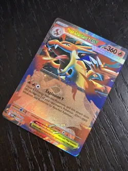 Pokemon Mega Charizard Y ex 030 Mega Evolution Holo Black Star Promo Near Mint - Image 5