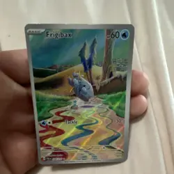 Pokemon Frigibax 208/193 Paldea Evolved Illustration Rare Full Art Holo ENG - Image 4