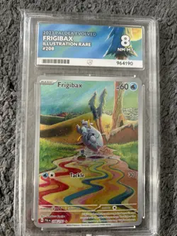 Pokemon TCG Paldea Evolved Illustration Rare Holo Frigibax 208/193 Ace 8 - Image 1