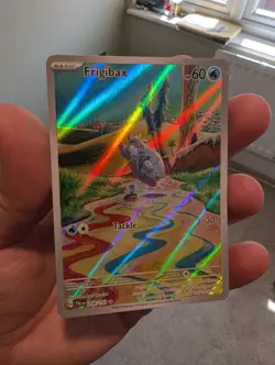 Frigibax 208/193 Paldea Evolved Pokemon Full Art Illustration Rare - Image 1