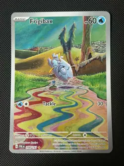 Frigibax Pokemon Paldea Evolved 208/193 Illustration Rare Holofoil LP - Image 1