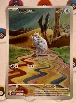 Pokemon TCG Frigibax 208/193 Paldea Evolved Illustration Rare Card - Image 1
