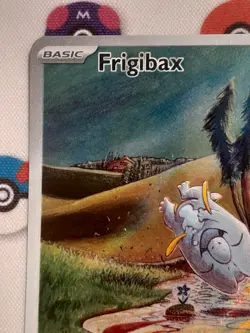 Pokemon TCG Frigibax 208/193 Paldea Evolved Illustration Rare Card - Image 3