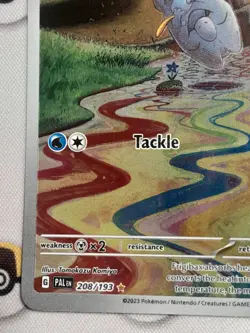 Pokemon TCG Frigibax 208/193 Paldea Evolved Illustration Rare Card - Image 4