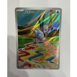 Pokemon Frigibax Illustration Rare 208/193 Paldea Evolved Holo 60 HP Basic - Image 1