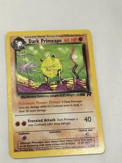 Pokemon TCG Team Rocket Dark Primeape Card 43/82 Uncommon - Image 1