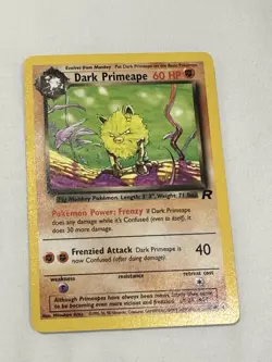 Pokemon TCG Team Rocket Dark Primeape Card 43/82 Uncommon - Image 2