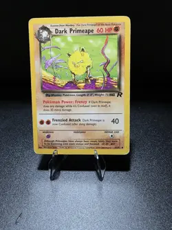 Pokemon TCG Team Rocket Dark Primeape Card 43/82 Uncommon - Image 1