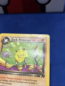 Pokemon TCG Team Rocket Dark Primeape Card 43/82 Uncommon - Image 3
