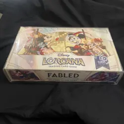 Disney Lorcana Fabled Set 9 Booster Box New Sealed with protective case - Image 1