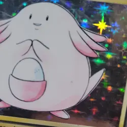 Pokemon TCG Chansey 003/102 Base Set Holo Rare 120 HP EN 1999 Sugimori - Image 4