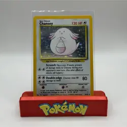 Pokemon Company Chansey 003/102 Base Set Holo Rare 120 HP EN 1999 - Image 1