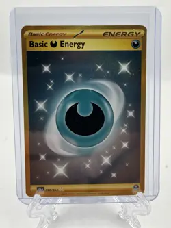 Basic Darkness Energy Shrouded Fable Gold Ultra Rare Holo Card 098/064 - Image 1