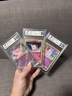 Bundle 3 Clefairy Pokemon Card Slabs Bundle RKT Graded - Image 1