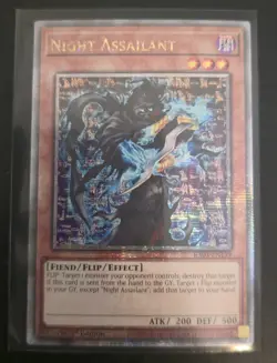 Night Assailant RA03-EN139 Quarter Century Secret Rare Card - Image 1