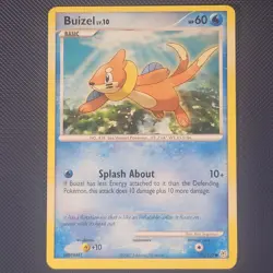 Buizel 72/130 - Diamond & Pearl Base - Common Pokemon Card - NM - Image 1