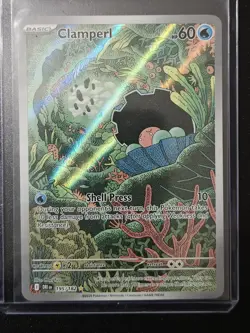 Clampearl 195/182 Destined Rivals - Illustration Rare - Pokemon TCG Card - NM - Image 1