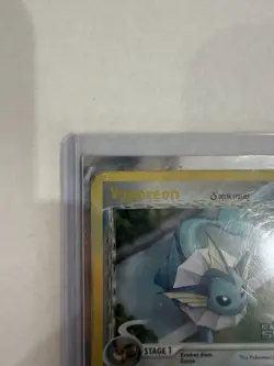Vaporeon EX Delta Species Reverse Holo Rare 18/113 2005 Pokemon Card Damaged - Image 2