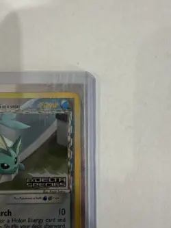 Vaporeon EX Delta Species Reverse Holo Rare 18/113 2005 Pokemon Card Damaged - Image 3