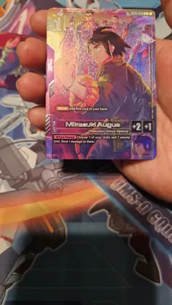 Mikazuki Augus (C+) & Awakened Power (R+) (PB02) Gundam Card Game - Image 2