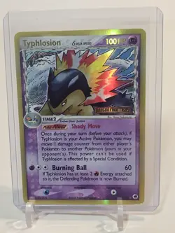 Typhlosion 12/101 Holo Delta Species EX Dragon Frontiers 2006 Card HP - Image 1