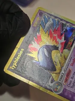 Typhlosion 12/101 Holo Delta Species EX Dragon Frontiers 2006 Card HP - Image 4