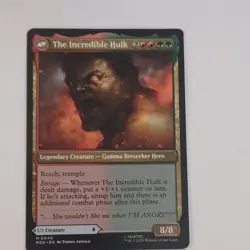 Magic: The Gathering Marvel Super Heroes Bruce Banner Transform Mythic 0049 - Image 2
