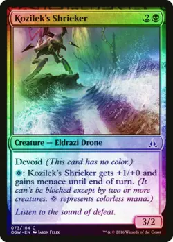 Kozilek's Shrieker FOIL Oath of the Gatewatch -LP- Magic the Gathering DNA GAMES - Image 1