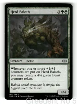 Herd Baloth 165 Uncommon Modern Horizons 2 Magic: The Gathering Near Mint - Image 1