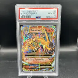 PSA 10 GEM MINT 2016 Pokemon Ultra Rare 13/108 M Charizard EX XY Evolutions - Image 1