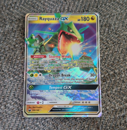 Pokemon TCG Rayquaza GX 109/168 SM Celestial Storm Ultra Rare Holo ENG 180HP - Image 1