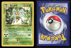 Beedrill 21/130 Base Set 2 MP Pokemon - Image 3