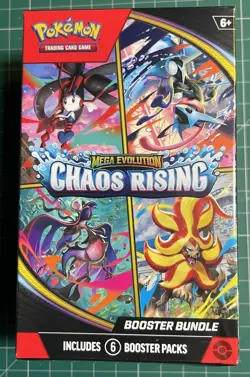 Pokemon TCG: Mega Evolution-Chaos Rising Booster Bundle (6 Packs) SEALED✅ - Image 1