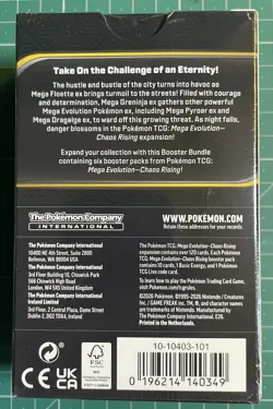 Pokemon TCG: Mega Evolution-Chaos Rising Booster Bundle (6 Packs) SEALED✅ - Image 3