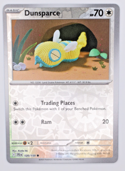 Dunsparce 120/159 Journey Together Reverse Holo Common Pokemon TCG NM - Image 1
